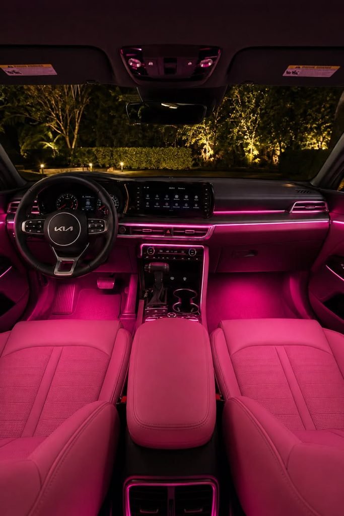 Kia K5 Pink Interior: Design, Features, Colors and Customization Guide